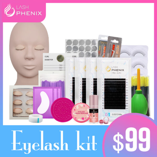 Luxury Mannequin Eyelash Practice Kit